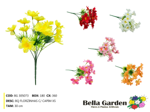 BG 305073 - BQ FLORZINHAS C/ CAPIM X5