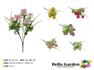 BG 305163 - BQ DE FLORES COM VERDE X5