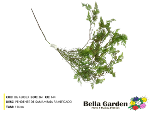 BG 420023 - PENDENTE DE SAMAMBAIA RAMIFICADO
