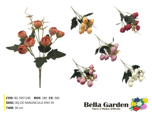 BG 305124E - BQ DE RANUNCULO ENV X5