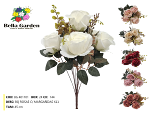 BG 401101 - BQ ROSAS C/ MARGARIDAS X11