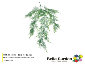 BG 420050 - PENDENTE RENDA PORTUGUESA