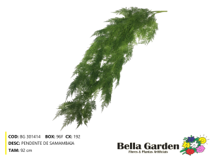 BG 301414 - PENDENTE DE SAMAMBAIA