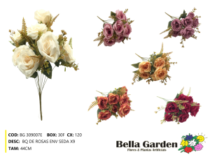 BG 309007E - BQ DE ROSA REAL OUTONAL X9