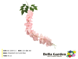 BG 320012-2 - PENDENTE DE FLOR PINK