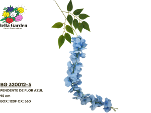 BG 320012-5 - PENDENTE DE FLOR AZUL