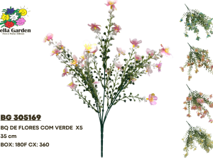 BG 305169 - BQ DE FLORES COM VERDE X5